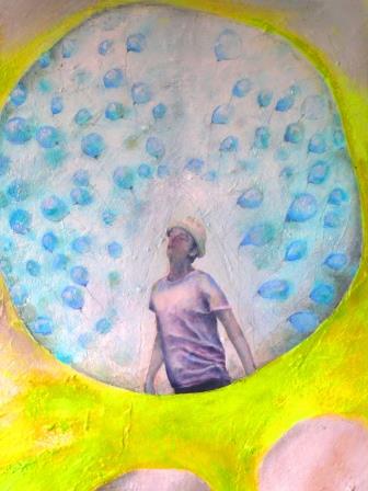 Leinwand Acryl   �l 80x80cm