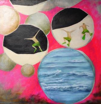 Leinwand Acryl   �l 70x70cm